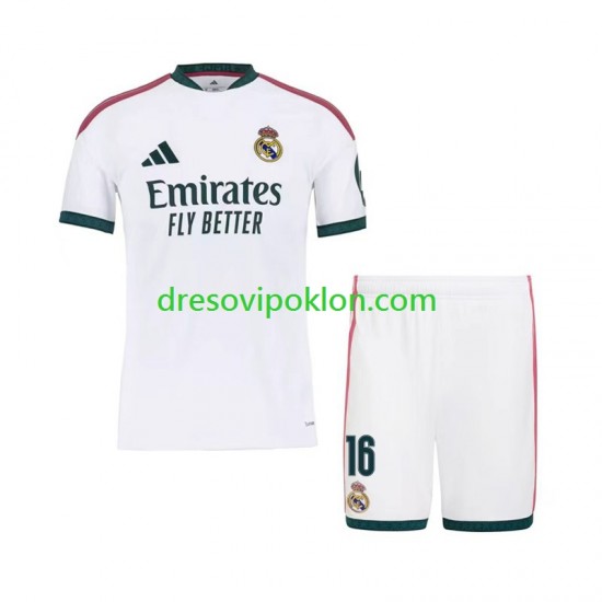 Real Madrid Ibrahima Konate 16 Dres Domaći 2026-2027 Kratkih Rukava ,Dječji Komplet