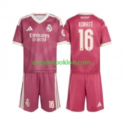 Real Madrid Ibrahima Konate 16 Dres Treći 2026-2027 Kratkih Rukava ,Dječji Komplet