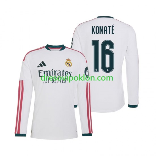 Real Madrid Ibrahima Konate 16 Dres Domaći 2026-2027 Dugim Rukavima ,Muški