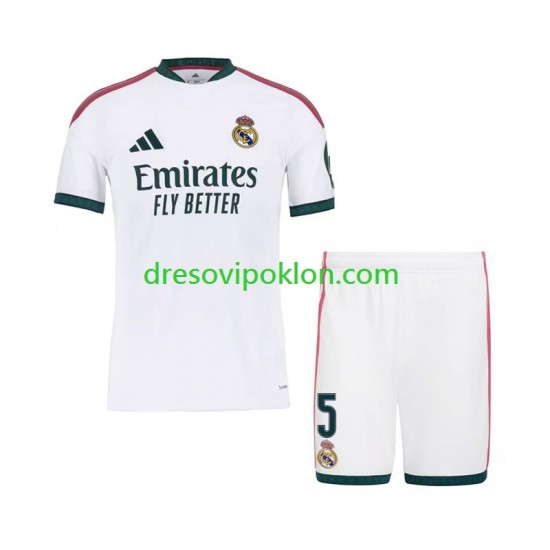 Real Madrid Jude Bellingham 5 Dres Domaći 2026-2027 Kratkih Rukava ,Dječji Komplet