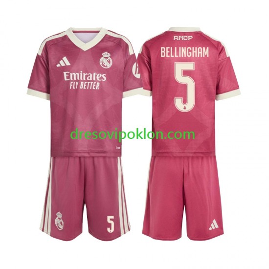 Real Madrid Jude Bellingham 5 Dres Treći 2026-2027 Kratkih Rukava ,Dječji Komplet