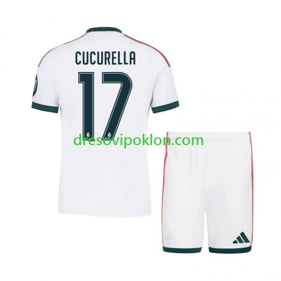 Real Madrid Marc Cucurella 17 Dres Domaći 2026-2027 Kratkih Rukava ,Dječji Komplet