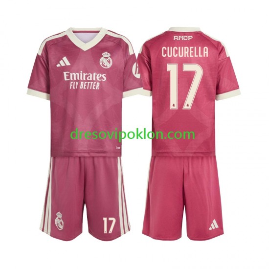 Real Madrid Marc Cucurella 17 Dres Treći 2026-2027 Kratkih Rukava ,Dječji Komplet