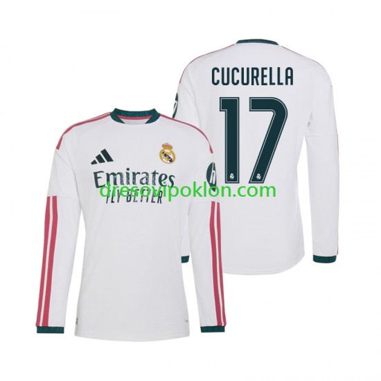 Real Madrid Marc Cucurella 17 Dres Domaći 2026-2027 Dugim Rukavima ,Muški