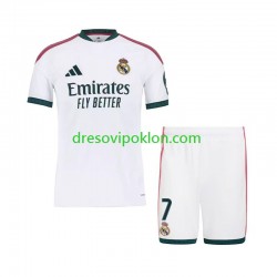Real Madrid Vinicius Junior 7 Dres Domaći 2026-2027 Kratkih Rukava ,Dječji Komplet