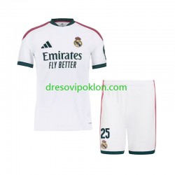Real Madrid Yan Diomande 25 Dres Domaći 2026-2027 Kratkih Rukava ,Dječji Komplet