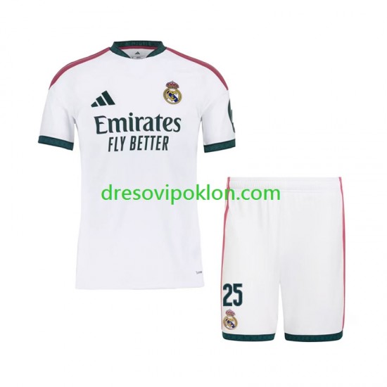 Real Madrid Yan Diomande 25 Dres Domaći 2026-2027 Kratkih Rukava ,Dječji Komplet