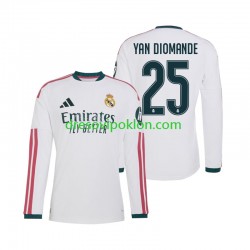 Real Madrid Yan Diomande 25 Dres Domaći 2026-2027 Dugim Rukavima ,Muški Real Madrid Yan Diomande 25 Dres Domaći 2026-2027 Dugim Rukavima ,Muški