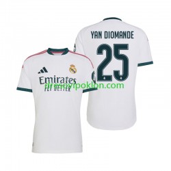 Real Madrid Yan Diomande 25 Dres Domaći 2026-2027 Kratkih Rukava ,Muški Real Madrid Yan Diomande 25 Dres Domaći 2026-2027 Kratkih Rukava ,Muški