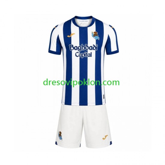 Real Sociedad Dres Domaći 2026-2027 Kratkih Rukava ,Dječji Komplet