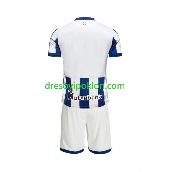 Real Sociedad Dres Domaći 2026-2027 Kratkih Rukava ,Dječji Komplet