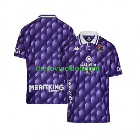 Real Valladolid Retro Dres Domaći 2025-2026 Kratkih Rukava ,Muški