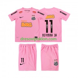 Santos Neymar JR 11 2012 2013 Retro Dres Četvrti Kratkih Rukava ,Dječji Komplet