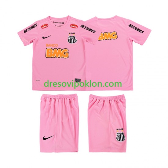 Santos 2012 2013 Retro Dres Četvrti Kratkih Rukava ,Dječji Komplet