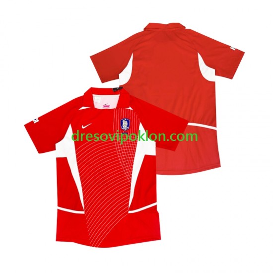Južna Koreja Retro Dres Domaći 2002 Kratkih Rukava ,Muški