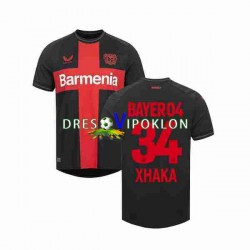 Bayer 04 Leverkusen Granit Xhaka 34 Dres Domaći 2023-2024 Kratkih Rukava ,Muški