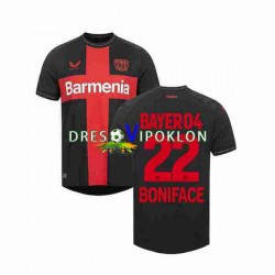 Bayer 04 Leverkusen Victor Boniface 22 Dres Domaći 2023-2024 Kratkih Rukava ,Muški