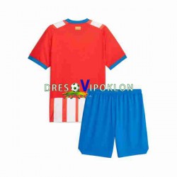 Girona Dres Domaći 2023-2024 Kratkih Rukava ,Dječji Komplet
