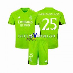 Real Madrid Golmanski Kepa Arrizabalaga 25 Dres Domaći 2023-2024 Kratkih Rukava ,Dječji Komplet
