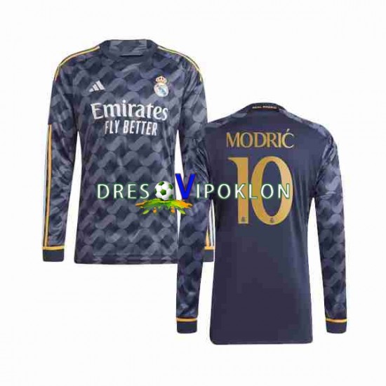 Real Madrid Modrić Luka 10 Dres Gostujući 2023-2024 Dugim Rukavima ,Muški