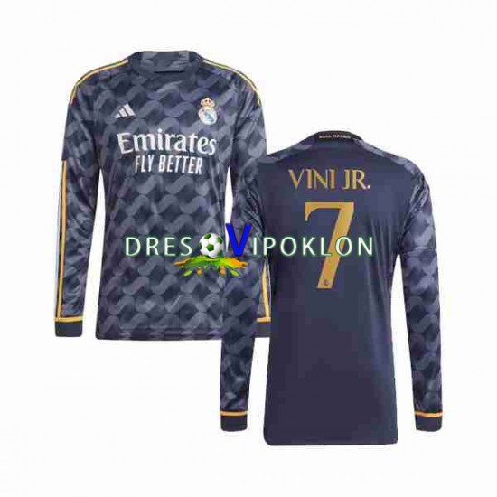 Real Madrid Vini Jr 7 Dres Gostujući 2023-2024 Dugim Rukavima ,Muški
