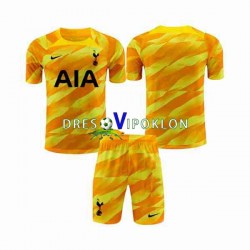 Tottenham Hotspur Golmanski naranča Dres Gostujući 2023-2024 Kratkih Rukava ,Dječji Komplet