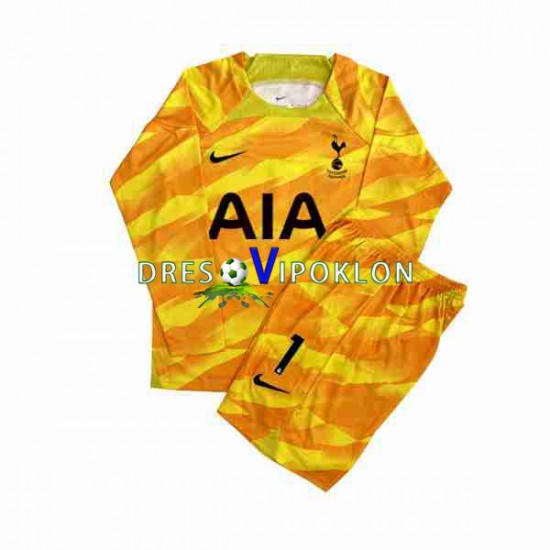 Tottenham Hotspur Golmanski Hugo naranča Dres Gostujući 2023-2024 Dugim Rukavima ,Dječji Komplet