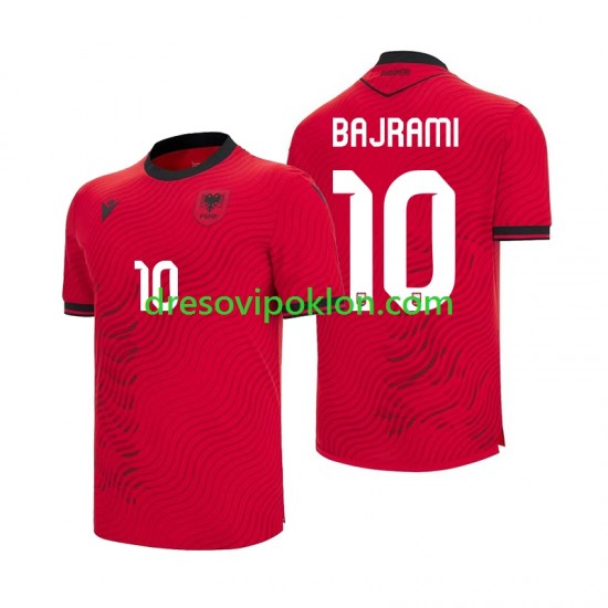 Albanija Nedim Bajrami 10 Dres Domaći World Cup 2026 Kratkih Rukava ,Muški