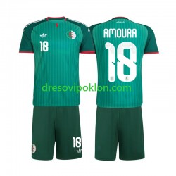 Alžir Mohamed Amoura 18 Dres Gostujući 2026 Kratkih Rukava ,Dječji Komplet