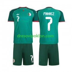 Alžir Riyad Mahrez 7 Dres Gostujući 2026 Kratkih Rukava ,Dječji Komplet
