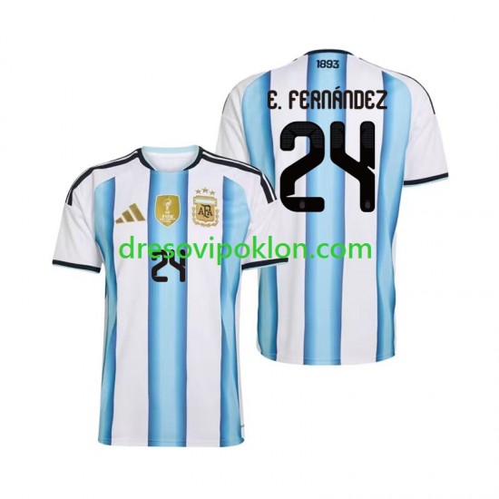 Argentina Enzo Fernandez 24 Dres Domaći World Cup 2026 Kratkih Rukava ,Muški