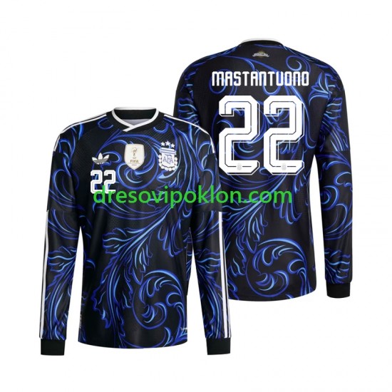 Argentina Franco Mastantuono 22 Dres Gostujući World Cup 2026 Dugim Rukavima ,Muški