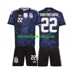 Argentina Franco Mastantuono 22 Dres Gostujući World Cup 2026 Kratkih Rukava ,Dječji Komplet