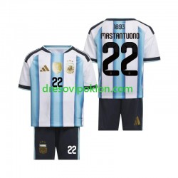 Argentina Franco Mastantuono 22 Dres Domaći World Cup 2026 Kratkih Rukava ,Dječji Komplet