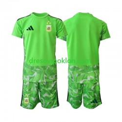 Argentina Golmanski Dres Treći World Cup 2026 Kratkih Rukava ,Dječji Komplet