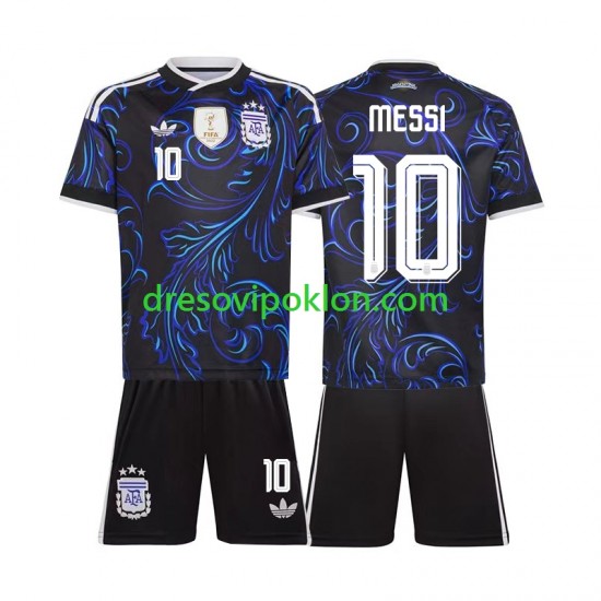 Argentina Lionel Messi 10 Dres Gostujući World Cup 2026 Kratkih Rukava ,Dječji Komplet