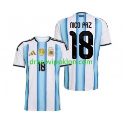 Argentina Nico Paz 18 Dres Domaći World Cup 2026 Kratkih Rukava ,Muški