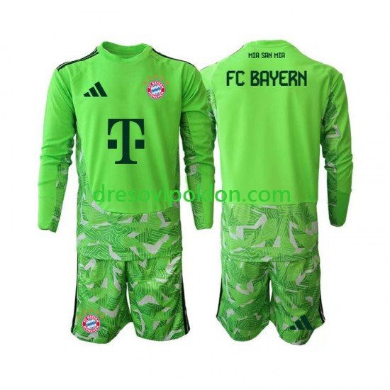 FC Bayern München Golmanski Dres Domaći 2026-2027 Dugim Rukavima ,Dječji Komplet
