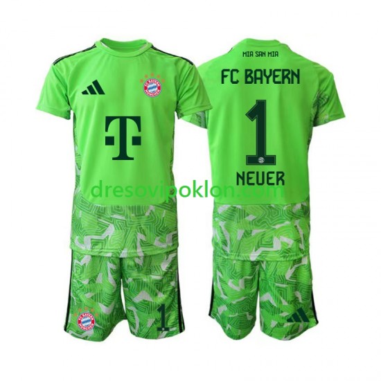 FC Bayern München Golmanski Manuel Neuer 1 Dres Domaći 2026-2027 Kratkih Rukava ,Dječji Komplet