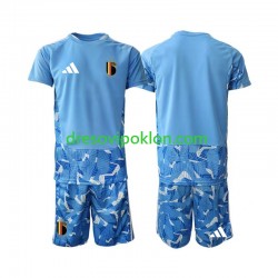 Belgija Golmanski Dres Domaći World Cup 2026 Kratkih Rukava ,Dječji Komplet