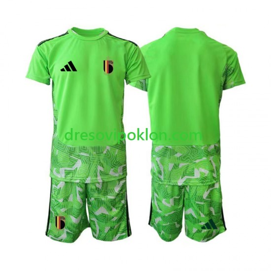 Belgija Golmanski Dres Treći World Cup 2026 Kratkih Rukava ,Dječji Komplet