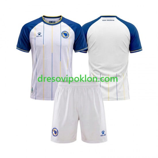 Bosna i Hercegovina Dres Gostujući World Cup 2026 Kratkih Rukava ,Dječji Komplet