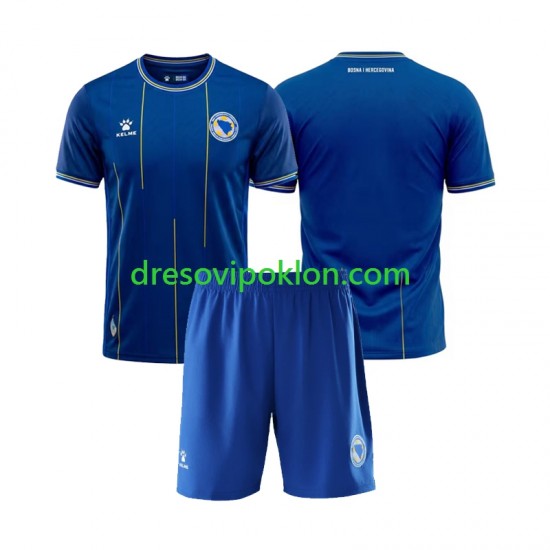 Bosna i Hercegovina Dres Domaći World Cup 2026 Kratkih Rukava ,Dječji Komplet