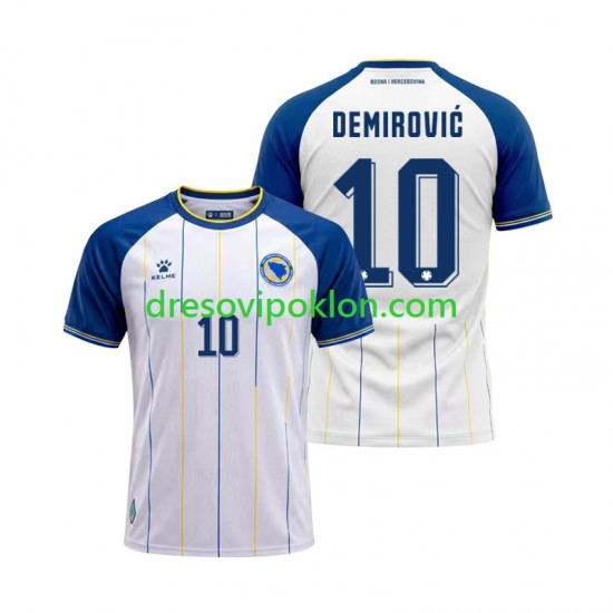 Bosna i Hercegovina Ermedin Demirovic 10 Dres Gostujući World Cup 2026 Kratkih Rukava ,Muški