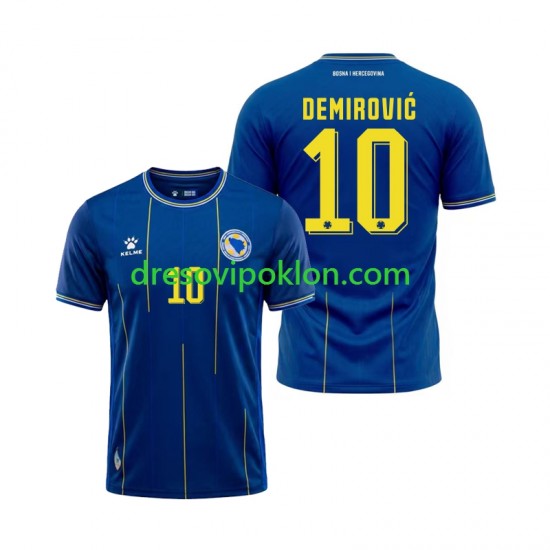 Bosna i Hercegovina Ermedin Demirovic 10 Dres Domaći World Cup 2026 Kratkih Rukava ,Muški