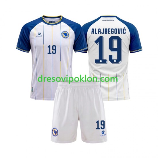 Bosna i Hercegovina Kerim Alajbegovic 19 Dres Gostujući World Cup 2026 Kratkih Rukava ,Dječji Komplet