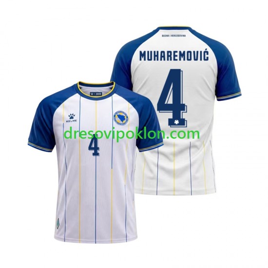 Bosna i Hercegovina Tarik Muharemovic 4 Dres Gostujući World Cup 2026 Kratkih Rukava ,Muški