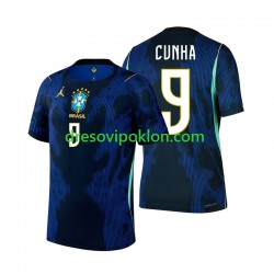 Brazil Matheus Cunha 9 Dres Gostujući World Cup 2026 Kratkih Rukava ,Muški Brazil Matheus Cunha 9 Dres Gostujući World Cup 2026 Kratkih Rukava ,Muški