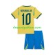 Brazil Neymar JR 10 Dres Domaći World Cup 2026 Kratkih Rukava ,Dječji Komplet