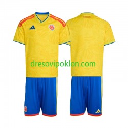 Kolumbija Dres Domaći World Cup 2026 Kratkih Rukava ,Dječji Komplet